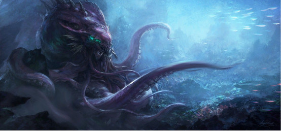 蓝鲸市集上的深海奇谈 北海巨妖“克拉肯”的真身，竟是一只超级大乌贼？